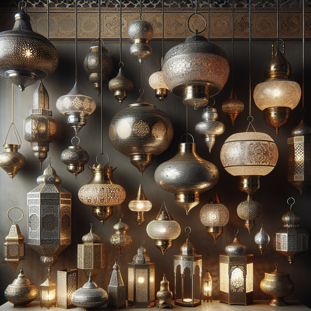Moonlit Moorish Charm: Silver Lanterns for Bohemian Flair